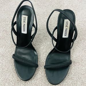 Steve Madden strappy heels - Black Size 5.5 (worn once)